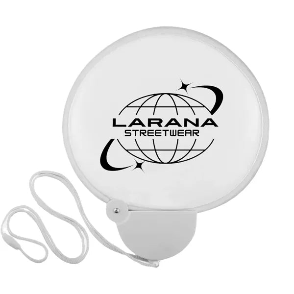 Foldable Chill Fan w/ Twist Handle & Lanyard