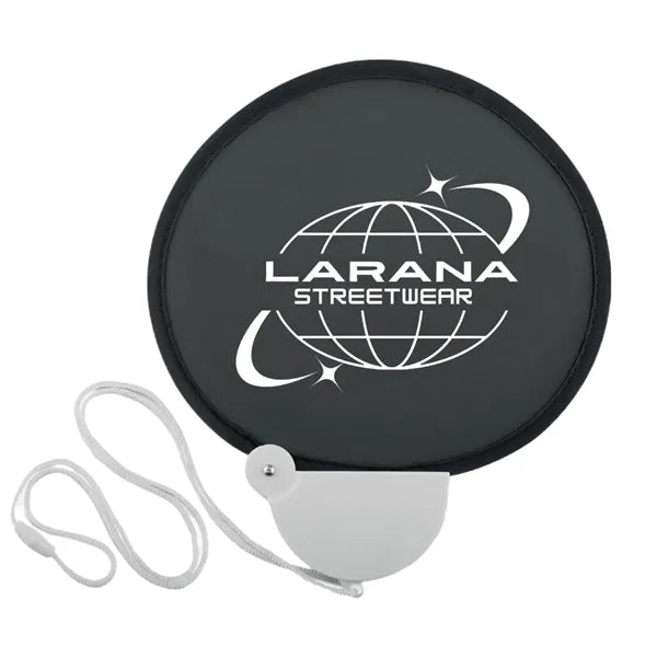 Foldable Chill Fan w/ Twist Handle & Lanyard