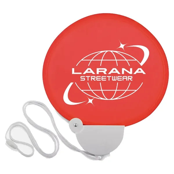 Foldable Chill Fan w/ Twist Handle & Lanyard