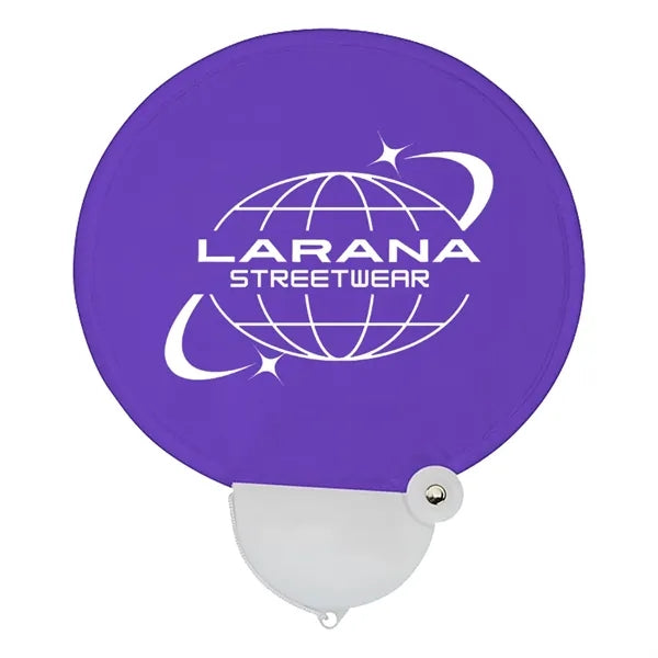 Foldable Chill Fan w/ Twist Handle & Lanyard