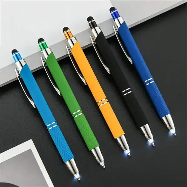 Multifunctional Plastic Click Action Ballpoint Pen