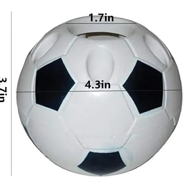 4'' Plastic Soccer Ball Shaped Pen/Pencil Holder