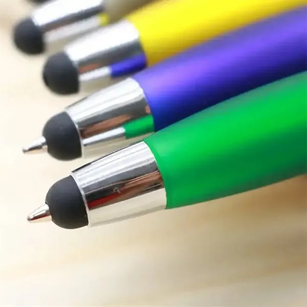 3 in 1 Click Action Ballpoint Pen With Highlighter & Stylus