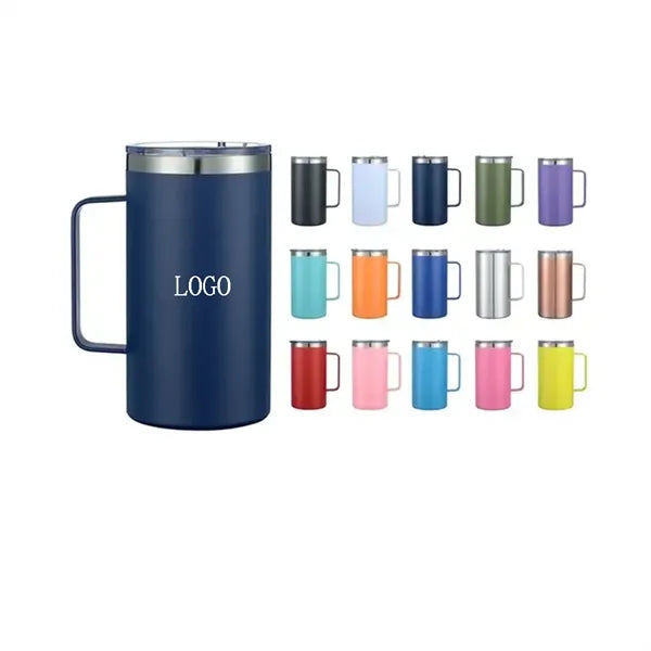 20oz Stainless Steel Vacuum Insulated Tumbler Mug With Lid