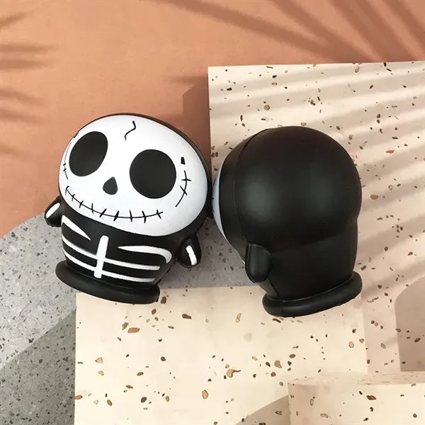 Halloween PU Skull Skeleton Toy Squishy Stress Reliever