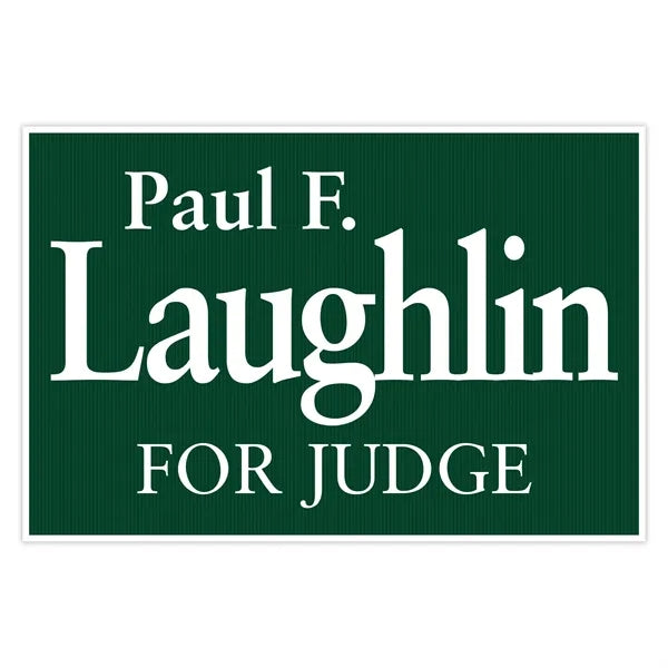 16" x 24" Yard Sign Corrugated Plastic