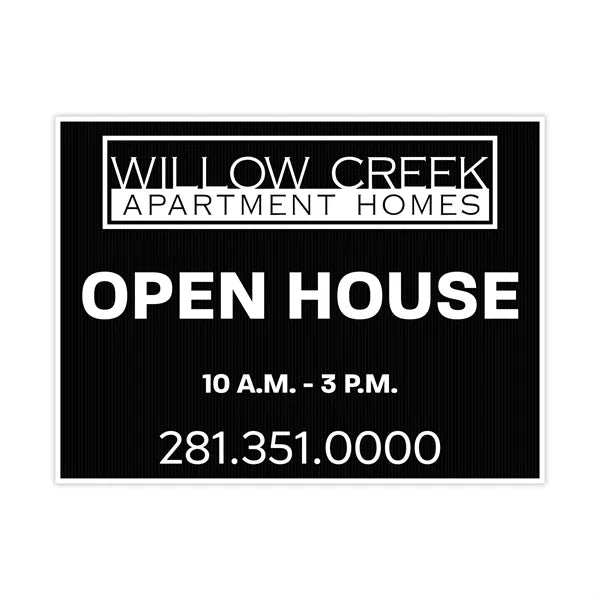 18" x 24" Yard Sign Corrugated Plastic