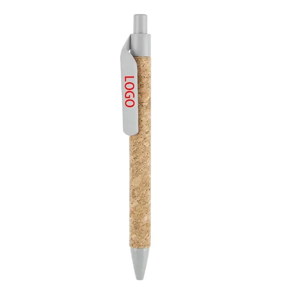 Wheat Straw Cork Retractable Ballpoint