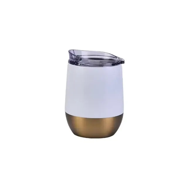 Stainless Steel Wine Tumbler With Lid