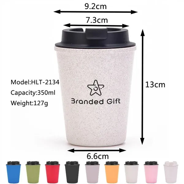 Portable Mini Wheat Straw Coffee Cup