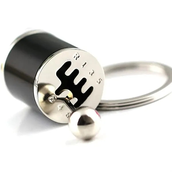 6 Speed Car Manual Gear Lever Keychain
