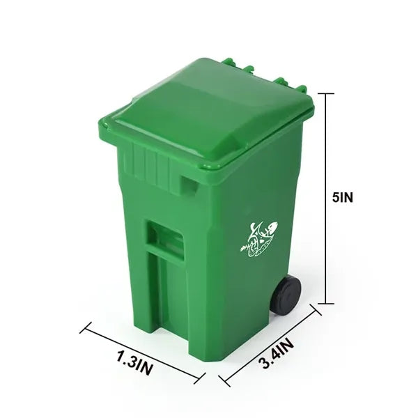 Mini Garbage Trash Can Pencil Holder