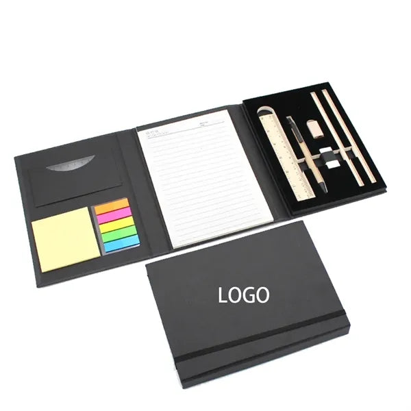 A5 Portable Journal Notebook Sticky Notes With Pen&Ruler