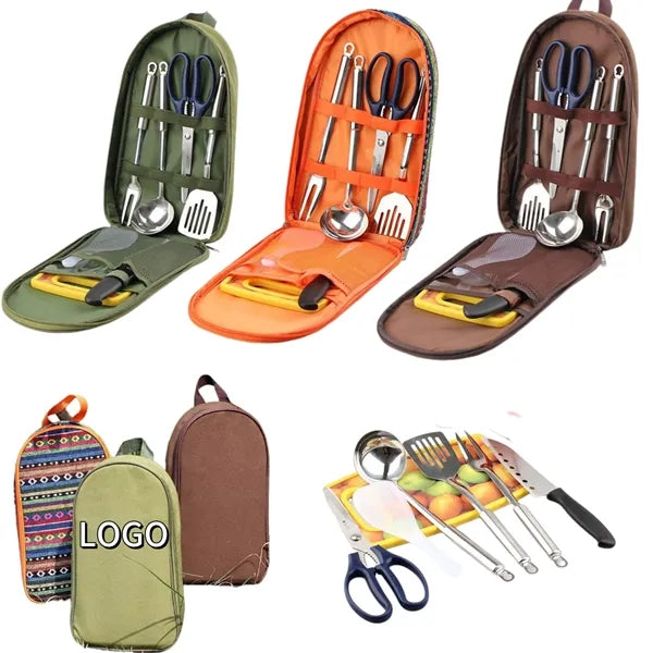 Camping Stainless Steel Cutlery Set of 8