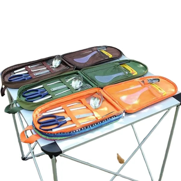 Camping Stainless Steel Cutlery Set of 8