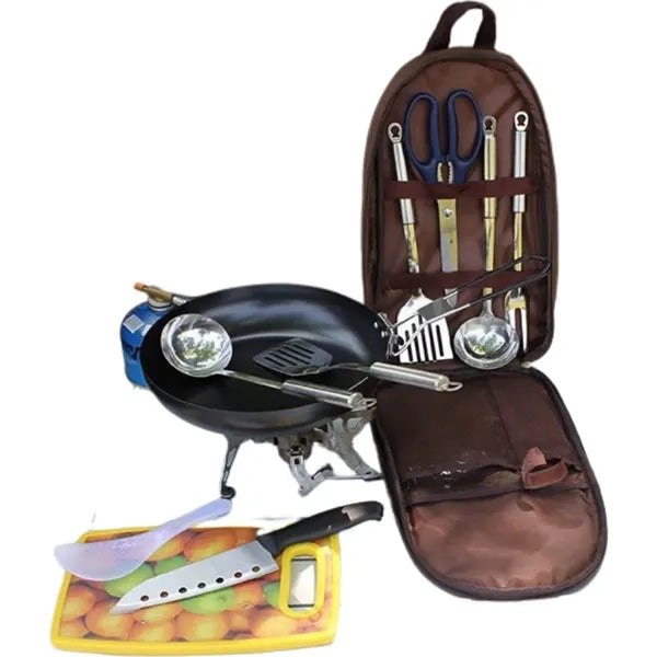 Camping Stainless Steel Cutlery Set of 8
