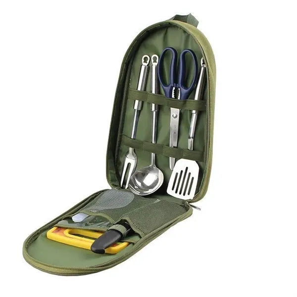 Camping Stainless Steel Cutlery Set of 8