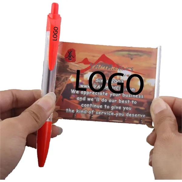 Pull-Out Banner Drawing Ballpoint Pen