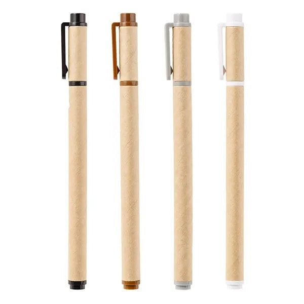 Kraft Paper Barrel Writing Pen