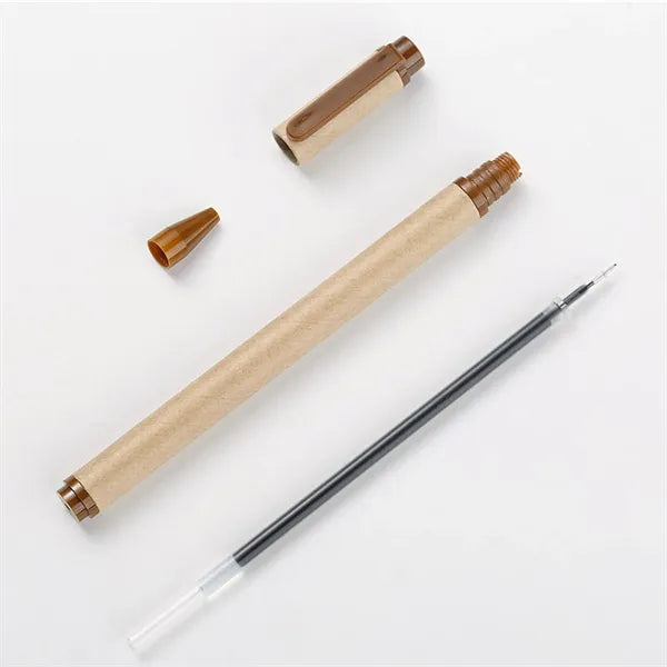 Kraft Paper Barrel Writing Pen