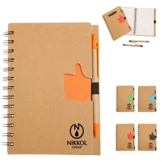 Spiral Notebook With Pen