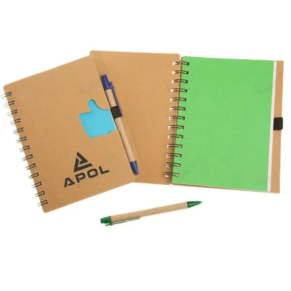 Spiral Notebook With Pen