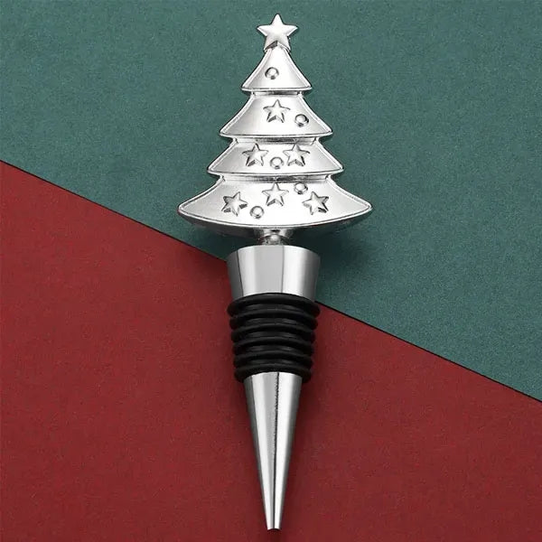 Christmas Tree Metal Wine Stopper