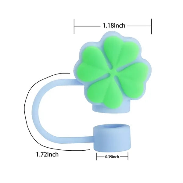 2/5'' Cute Flexible Halloween Drinking Straw Tips Cover Cap