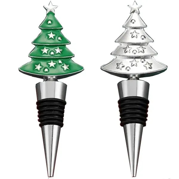 Christmas Tree Metal Wine Stopper