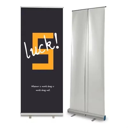 Aluminium Roll Up Banner Stand For Advertising Display