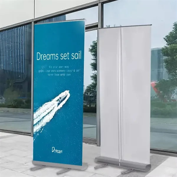 Aluminium Roll Up Banner Stand For Advertising Display