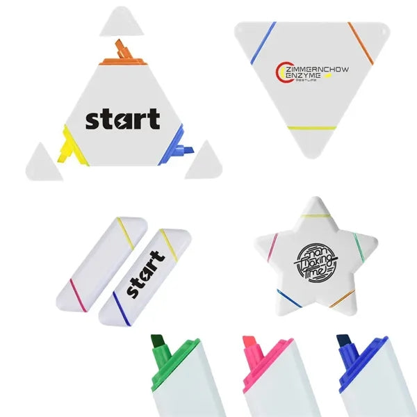 Multiple Shapes of Highlighters