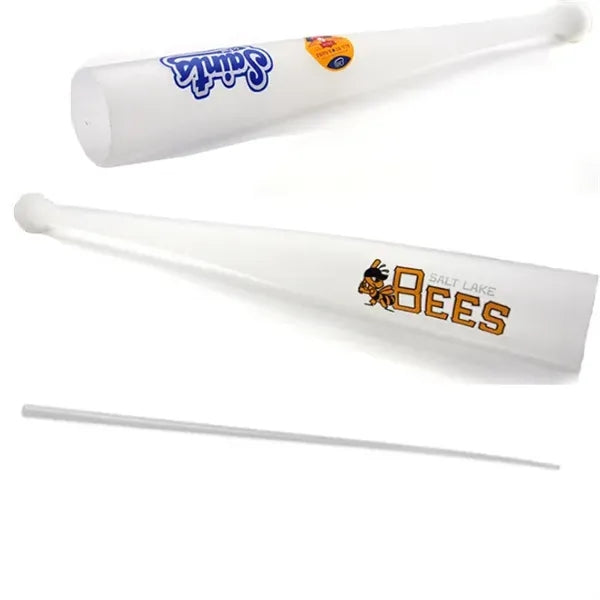 21 oz Baseball Bat Beer Drink Bottle w/ Straw and Lid