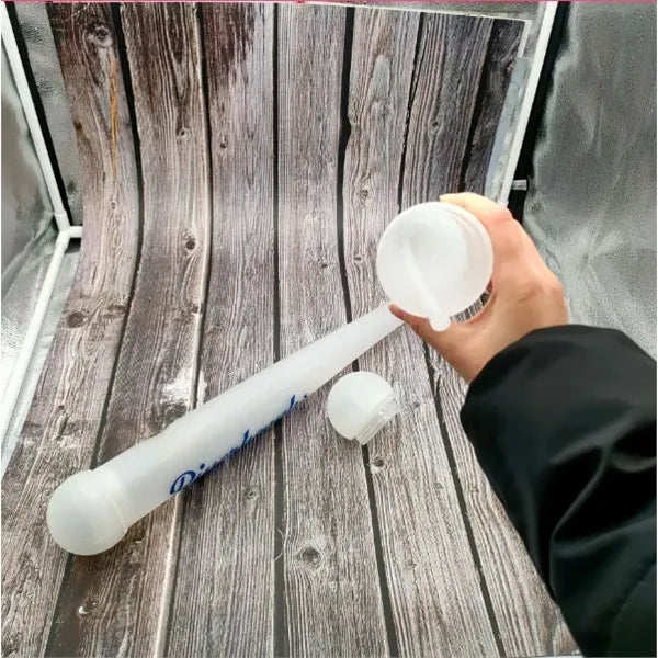 21 oz Baseball Bat Beer Drink Bottle w/ Straw and Lid
