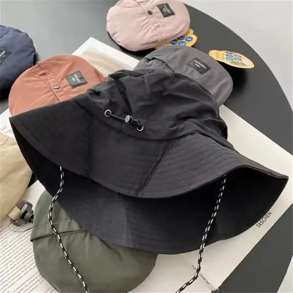 Wide Brim Sun Cap Foldable Beach Bucket Men Hat