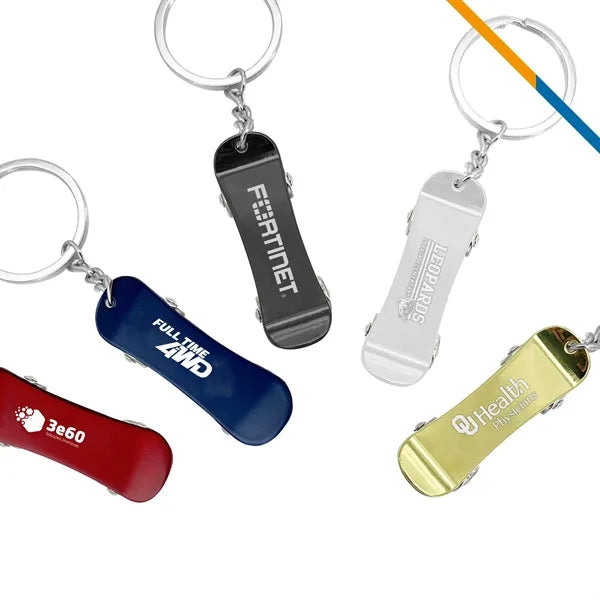 Mini Skateboard Keychain