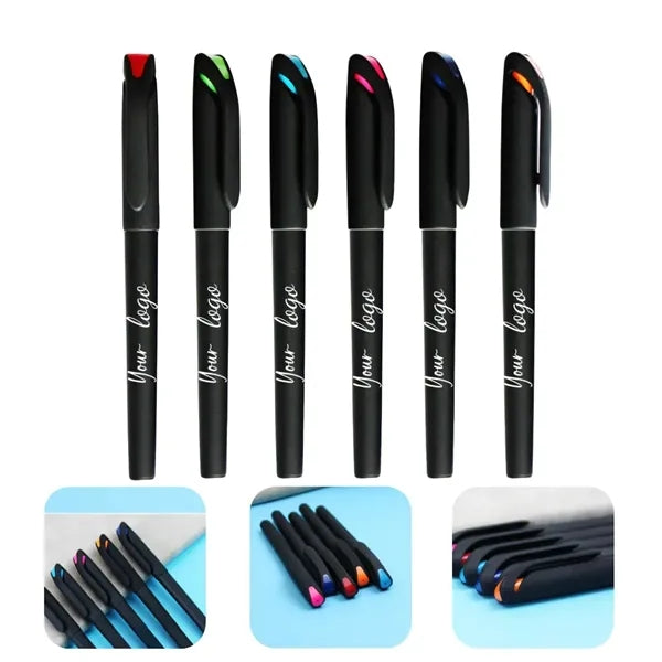 Advertising Business Multicolored Black Ballpoint Pens