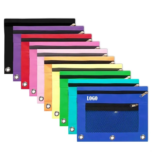 Double Zip Pen Case