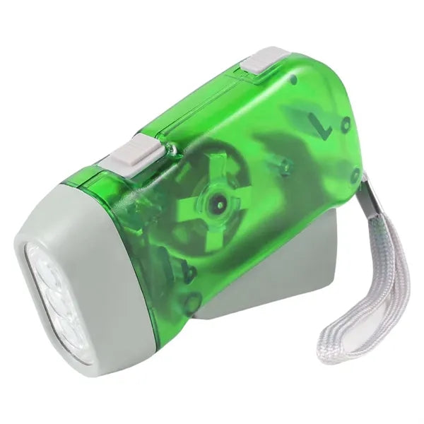 Portable Hand Crank Flashlight