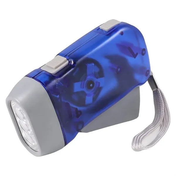 Portable Hand Crank Flashlight