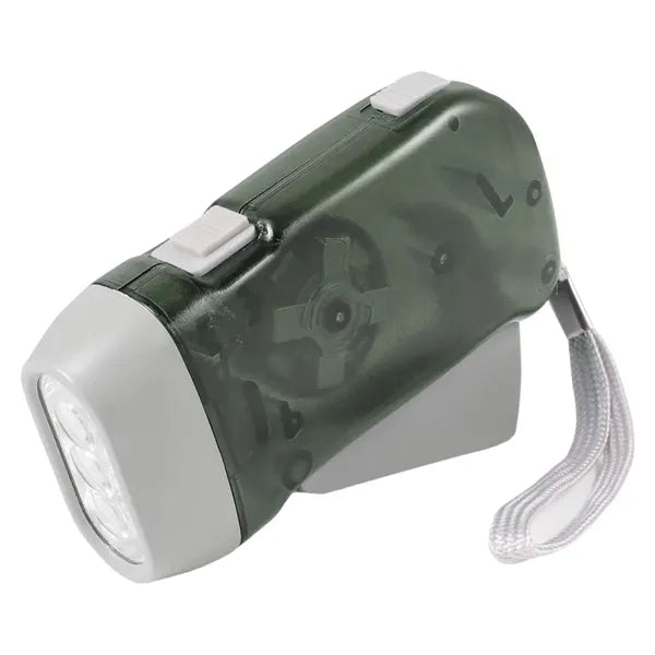 Portable Hand Crank Flashlight