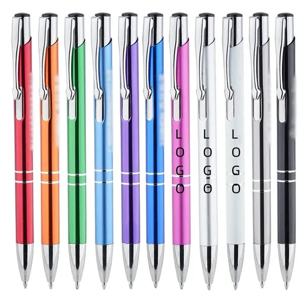 Ballpoint Pens Click Metal Rollerball Retractable Office