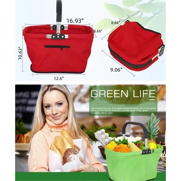 Shopping Basket with Handle 25L