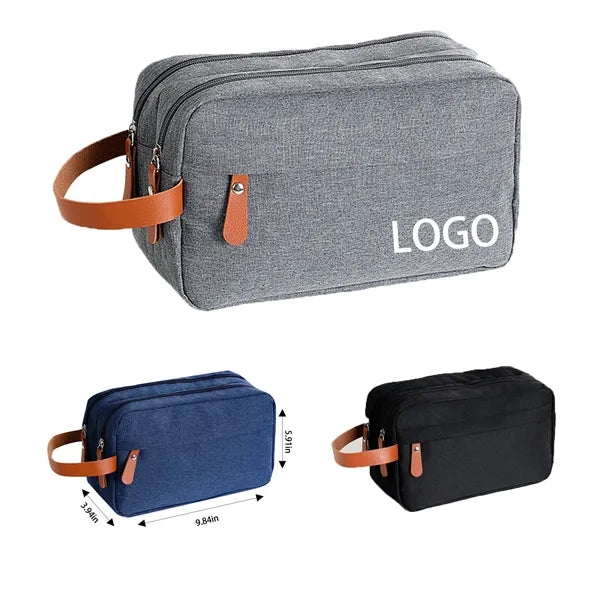 Men's toiletry Oxford bag Large capacity travel storage