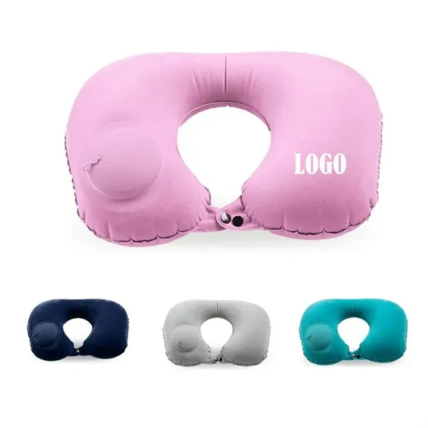 U-Shaped Inflatable Travel Neck Pillow