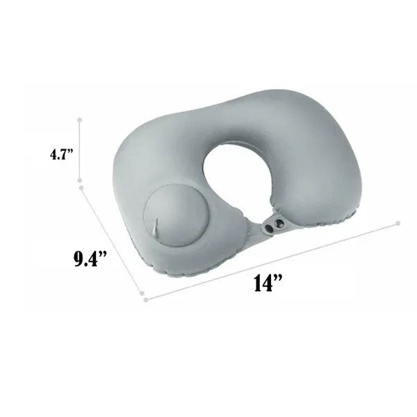 U-Shaped Inflatable Travel Neck Pillow
