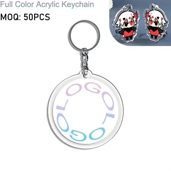 Full Color Acrylic Personalized Keychain