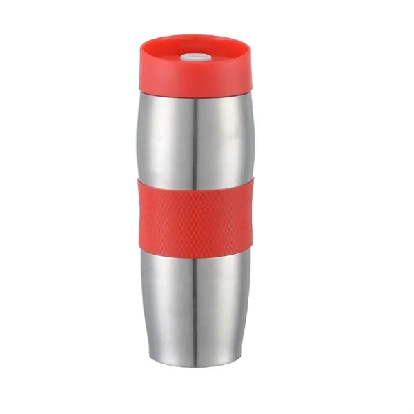 Insulated 12.6 oz. Lid Mug with Silicone Sleeve