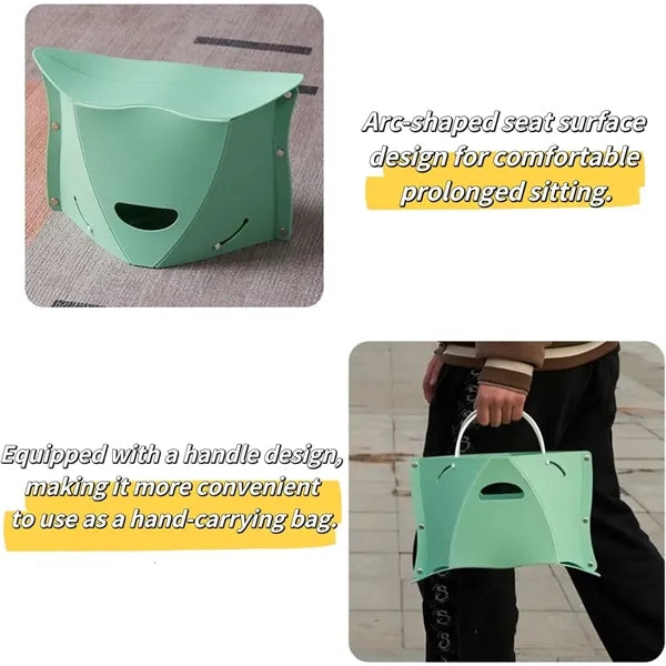 Portable Multifunctional Foldable Stool and Basket