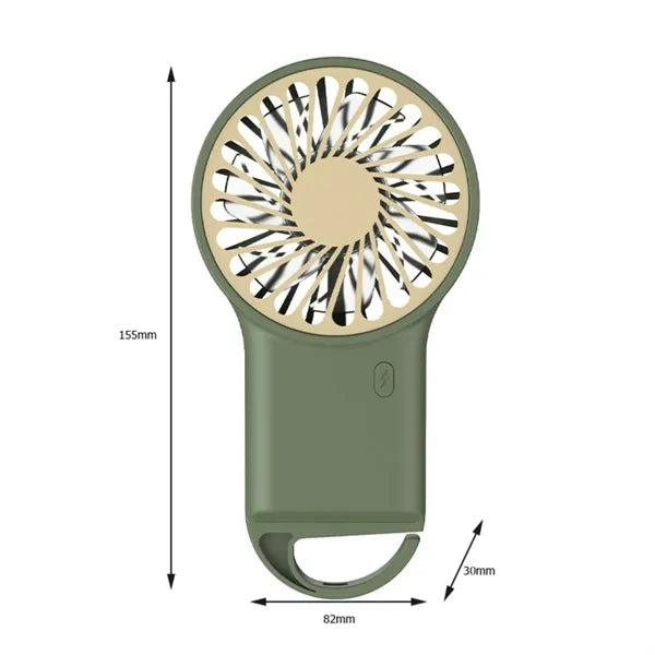 Mini USB Charging Handheld Fan With Hook